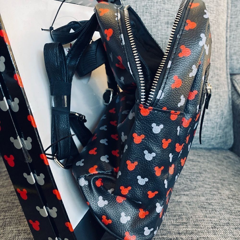 NWT Disney Mouse Print Mini Backpack - Picture 2 of 5